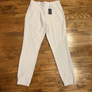 Mizzen and Main Light Gray NWT Helmsman Joggers 30x29